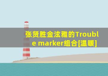 张贤胜金泫雅的Trouble marker组合[温暖]